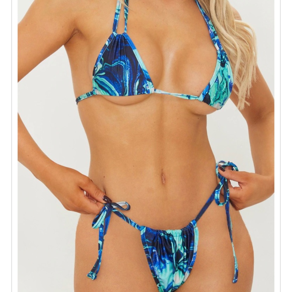 2 piece marble bikini